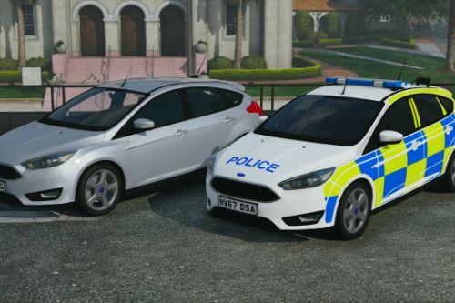 Police Ford Focus Hatchback (Pack) [Replace | ELS]